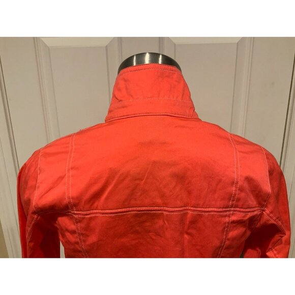 Nike Dark Coral Pink Lightweight Zip-Up Jacket W/ Snap Cuffs, Size XS, NWT! - Picture 9 of 11
